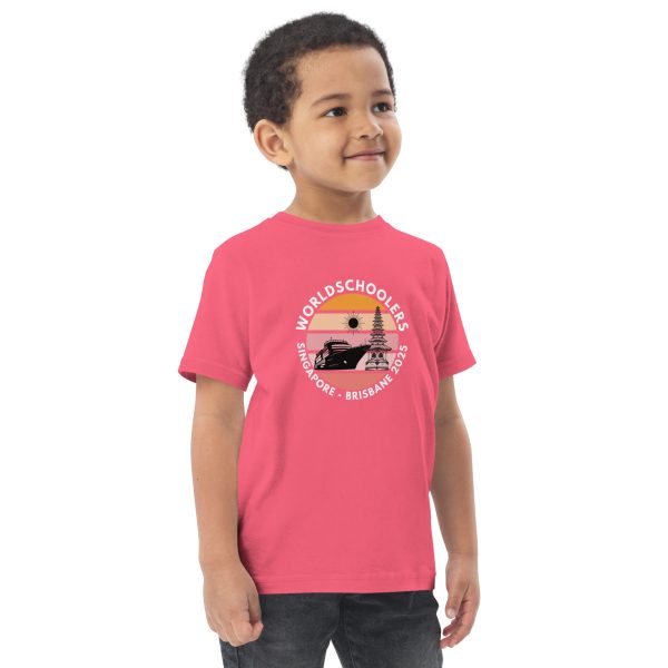Toddler Jersey T-Shirt | White Font | Singapore - Brisbane 2025