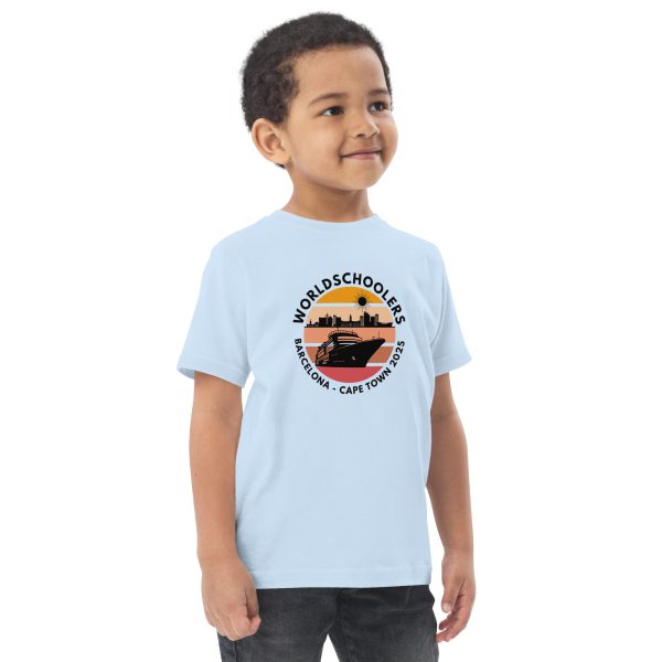 Toddler Jersey T-Shirt | Black Font | Barcelona - Cape Town 2025