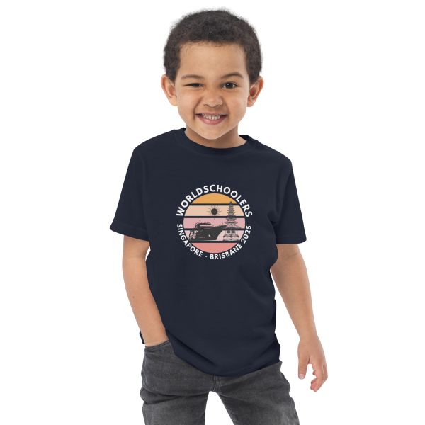 Toddler Jersey T-Shirt | White Font | Singapore - Brisbane 2025