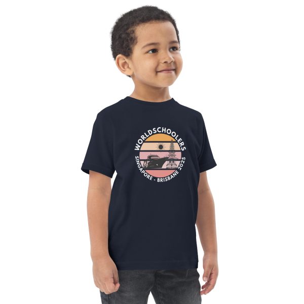 Toddler Jersey T-Shirt | White Font | Singapore - Brisbane 2025