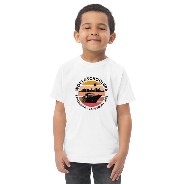 Toddler Jersey T-Shirt | Black Font | Barcelona - Cape Town 2025