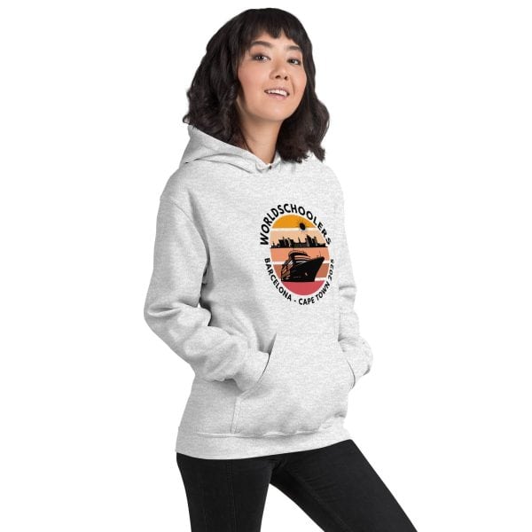 Unisex Hoodie | Black Font | Barcelona - Cape Town 2025