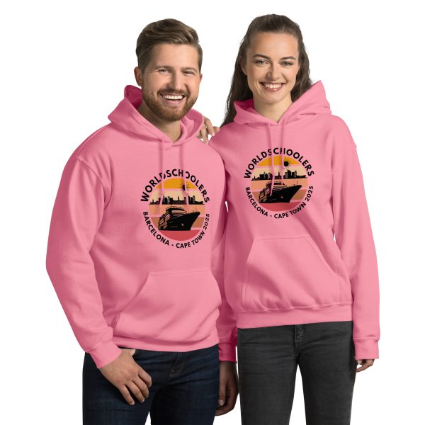 Unisex Hoodie | Black Font | Barcelona - Cape Town 2025