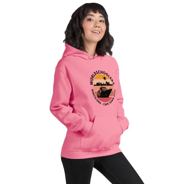 Unisex Hoodie | Black Font | Barcelona - Cape Town 2025