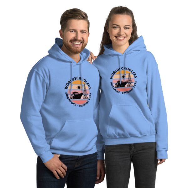 Unisex Hoodie | Black Font | Singapore - Brisbane 2025