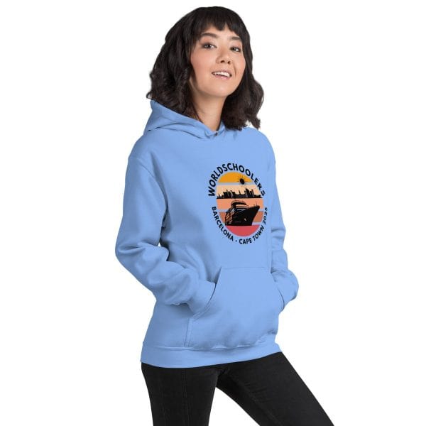 Unisex Hoodie | Black Font | Barcelona - Cape Town 2025