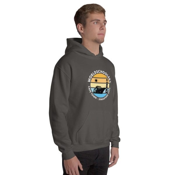 Unisex Hoodie | White Font | Cape Town - Singapore 2025