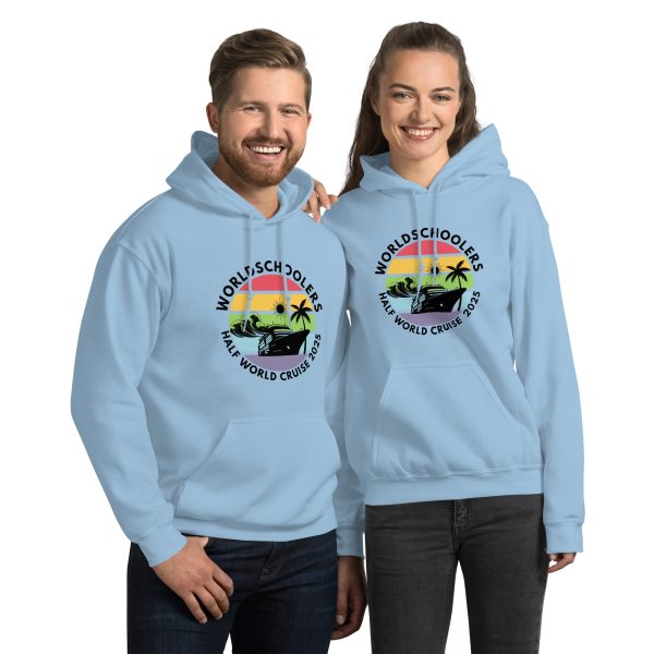 Unisex Hoodie | Black Font | Half World Cruise 2025