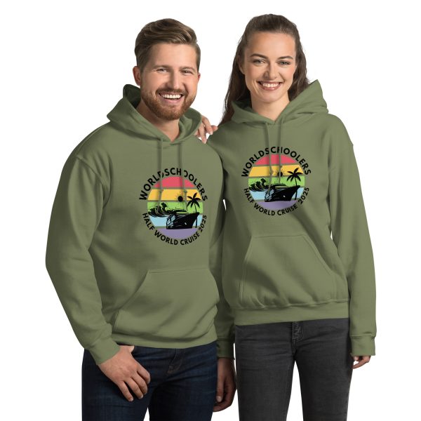 Unisex Hoodie | Black Font | Half World Cruise 2025