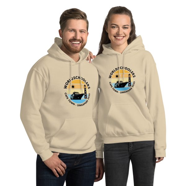 Unisex Hoodie | Black Font | Cape Town - Singapore 2025