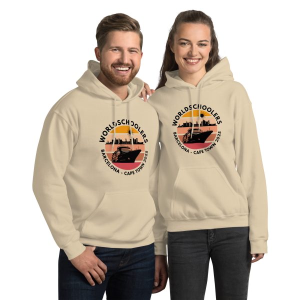 Unisex Hoodie | Black Font | Barcelona - Cape Town 2025