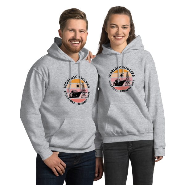 Unisex Hoodie | Black Font | Singapore - Brisbane 2025
