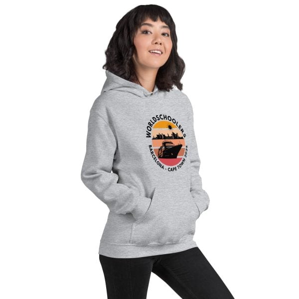 Unisex Hoodie | Black Font | Barcelona - Cape Town 2025