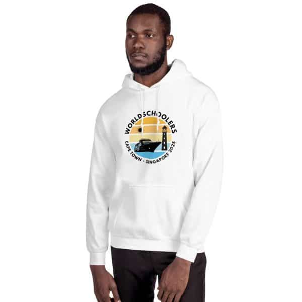 Unisex Hoodie | Black Font | Cape Town - Singapore 2025