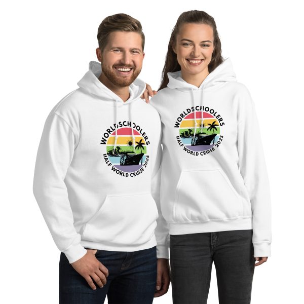 Unisex Hoodie | Black Font | Half World Cruise 2025