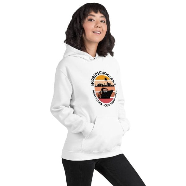 Unisex Hoodie | Black Font | Barcelona - Cape Town 2025