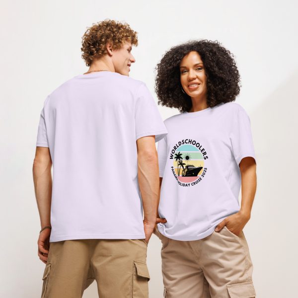 Unisex Organic T-Shirt | Black Font | Panama Holiday Cruise 2025