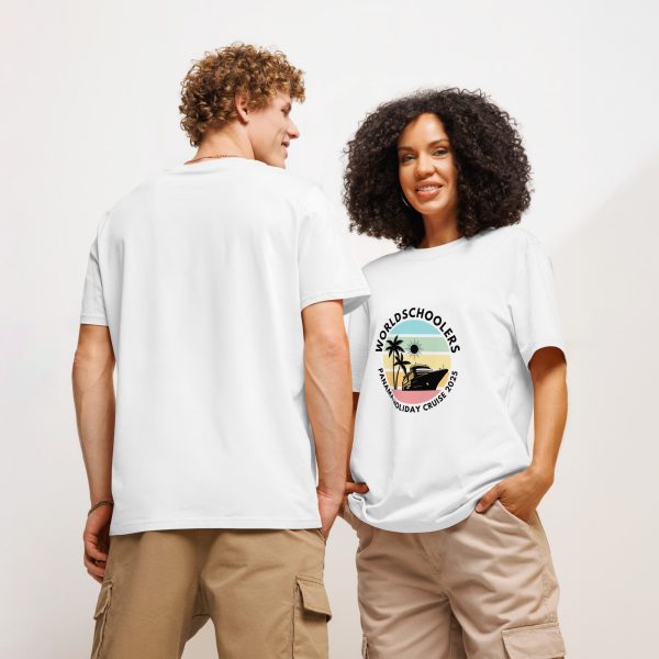 Unisex Organic T-Shirt | Black Font | Panama Holiday Cruise 2025