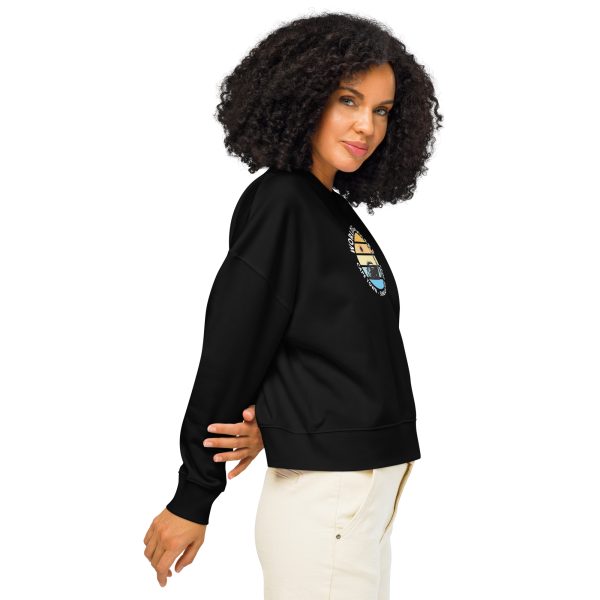 Women’s Organic Sweatshirt | White Font | Cape Town - Singapore 2025