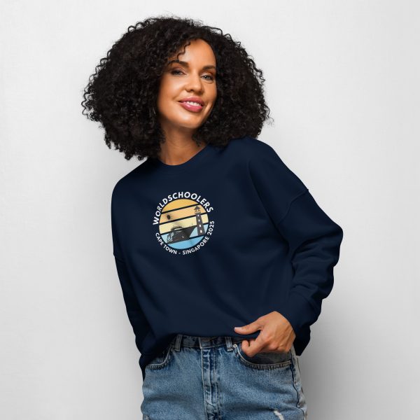 Women’s Organic Sweatshirt | White Font | Cape Town - Singapore 2025