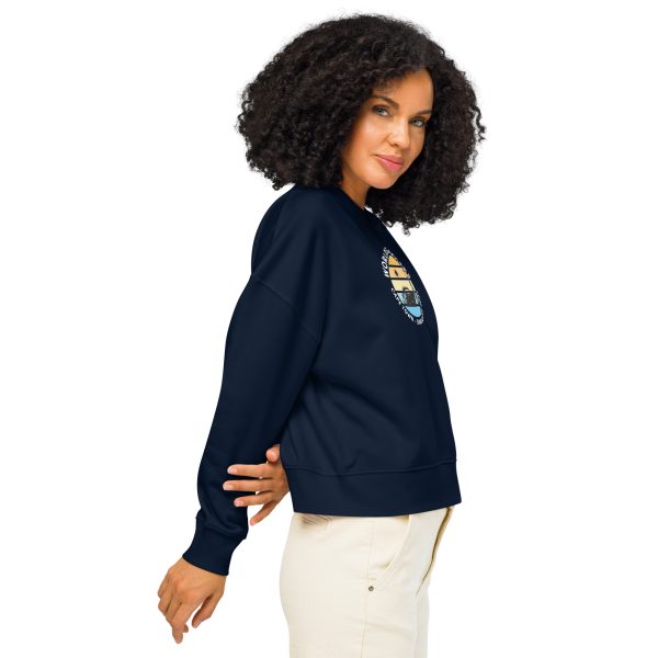 Women’s Organic Sweatshirt | White Font | Cape Town - Singapore 2025