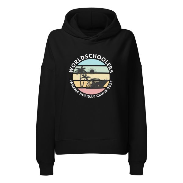Women’s Organic Hoodie | White Font | Panama Holiday Cruise 2025