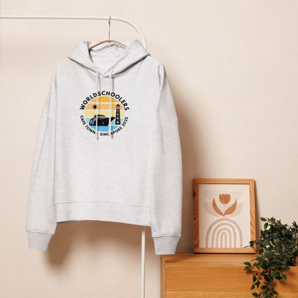 Women’s Organic Hoodie | Black Font | Cape Town - Singapore 2025