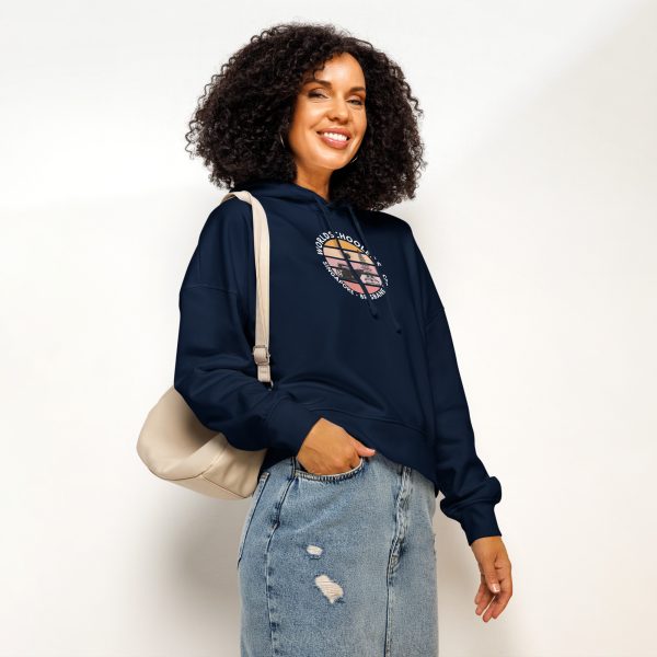 Women’s Organic Hoodie | White Font | Singapore - Brisbane 2025
