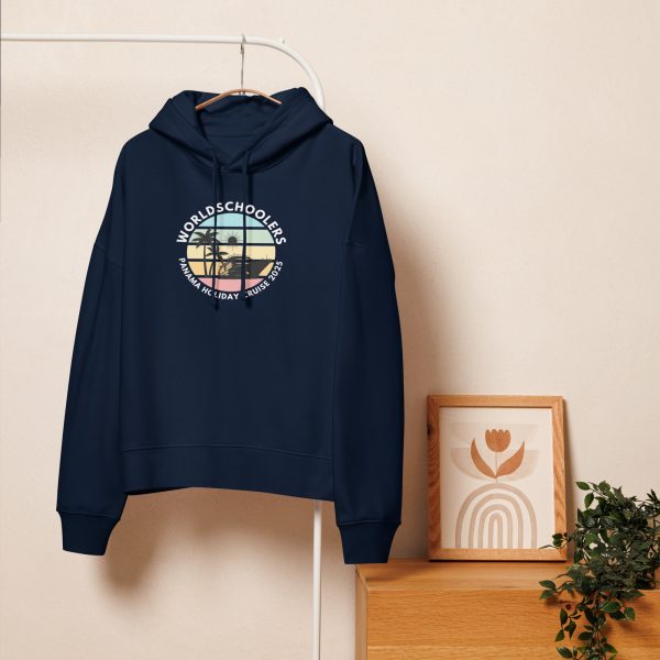 Women’s Organic Hoodie | White Font | Panama Holiday Cruise 2025