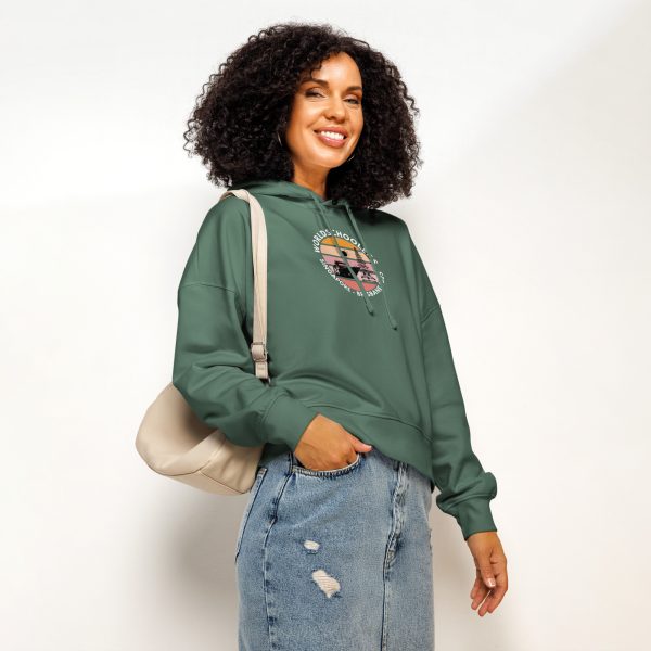 Women’s Organic Hoodie | White Font | Singapore - Brisbane 2025