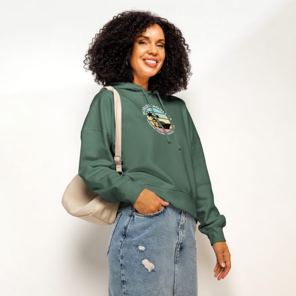 Women’s Organic Hoodie | White Font | Panama Holiday Cruise 2025