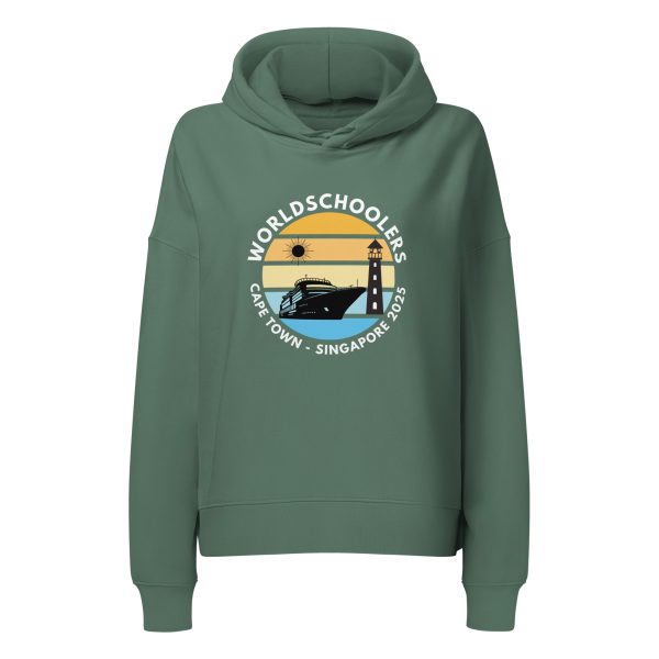 Women’s Organic Hoodie | White Font | Cape Town - Singapore 2025