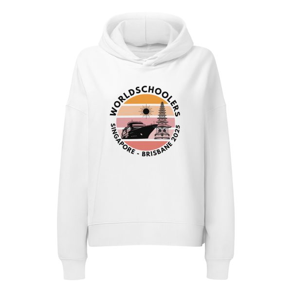 Women’s Organic Hoodie | Black Font | Singapore - Brisbane 2025