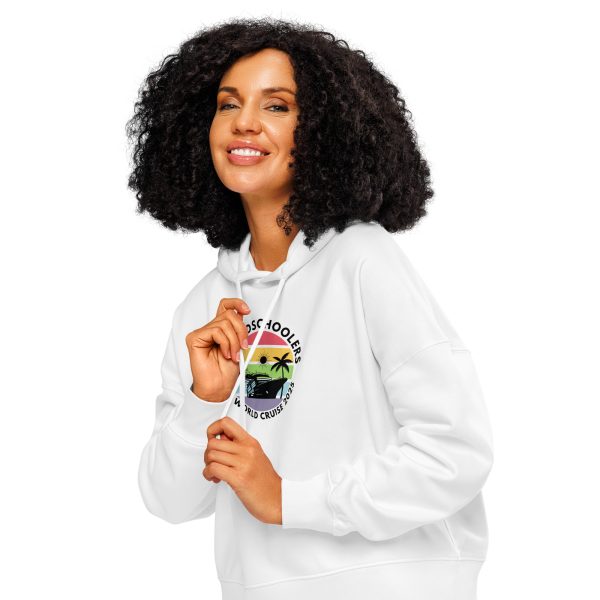 Women’s Organic Hoodie | Black Font | Half World Cruise 2025