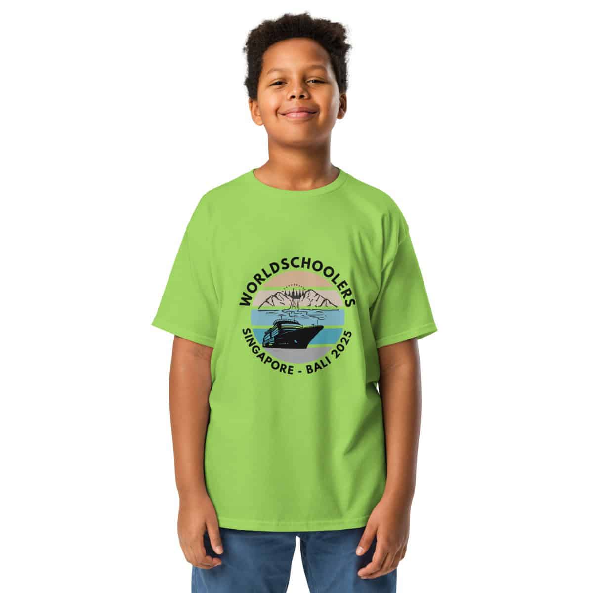 Youth Classic Tee | Black Font | Singapore - Bali 2025