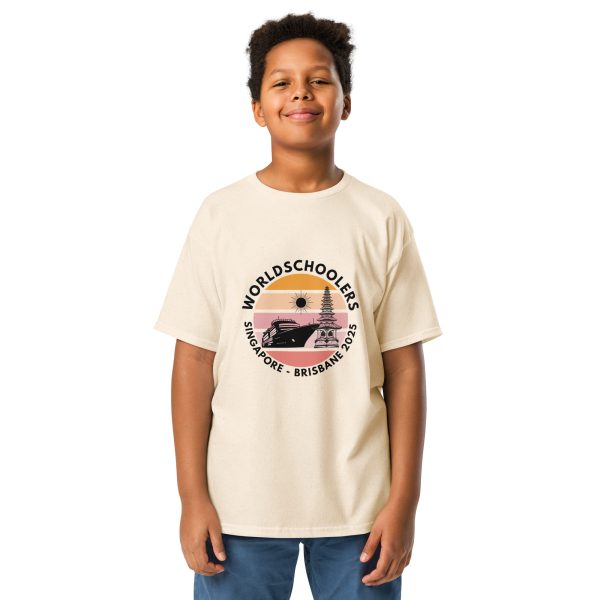 Youth Classic Tee | Black Font | Singapore - Brisbane 2025