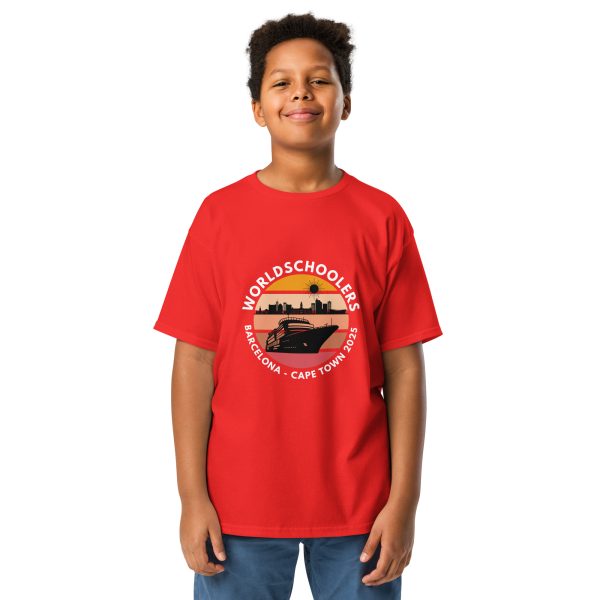 Youth Classic Tee | White Font | Barcelona - Cape Town 2025