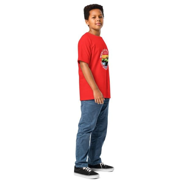 Youth Classic Tee | White Font | Half World Cruise 2025
