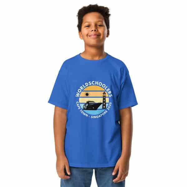 Youth Classic Tee | White Font | Cape Town - Singapore 2025