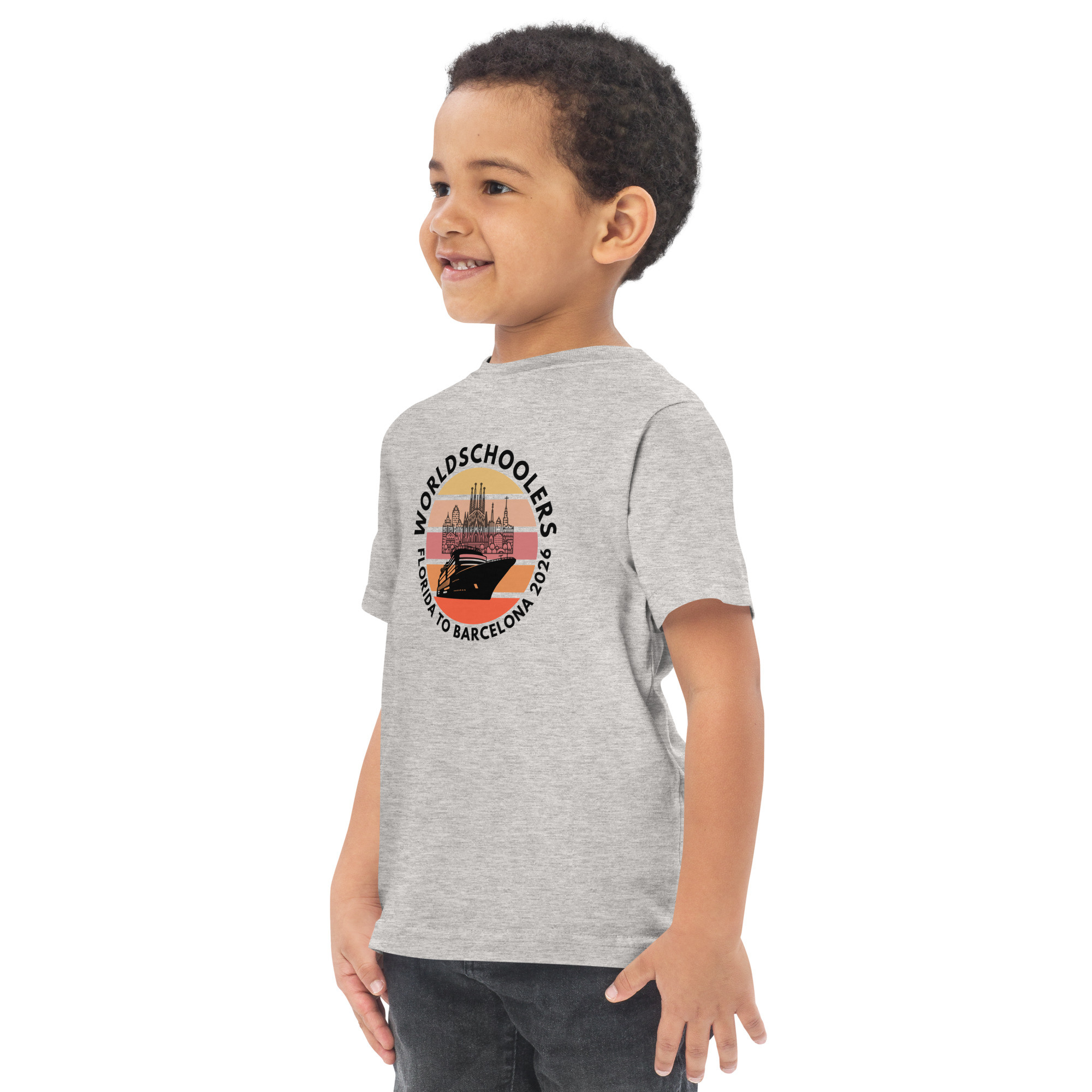 Florida to Barcelona 2026 | Toddler Jersey T-Shirt
