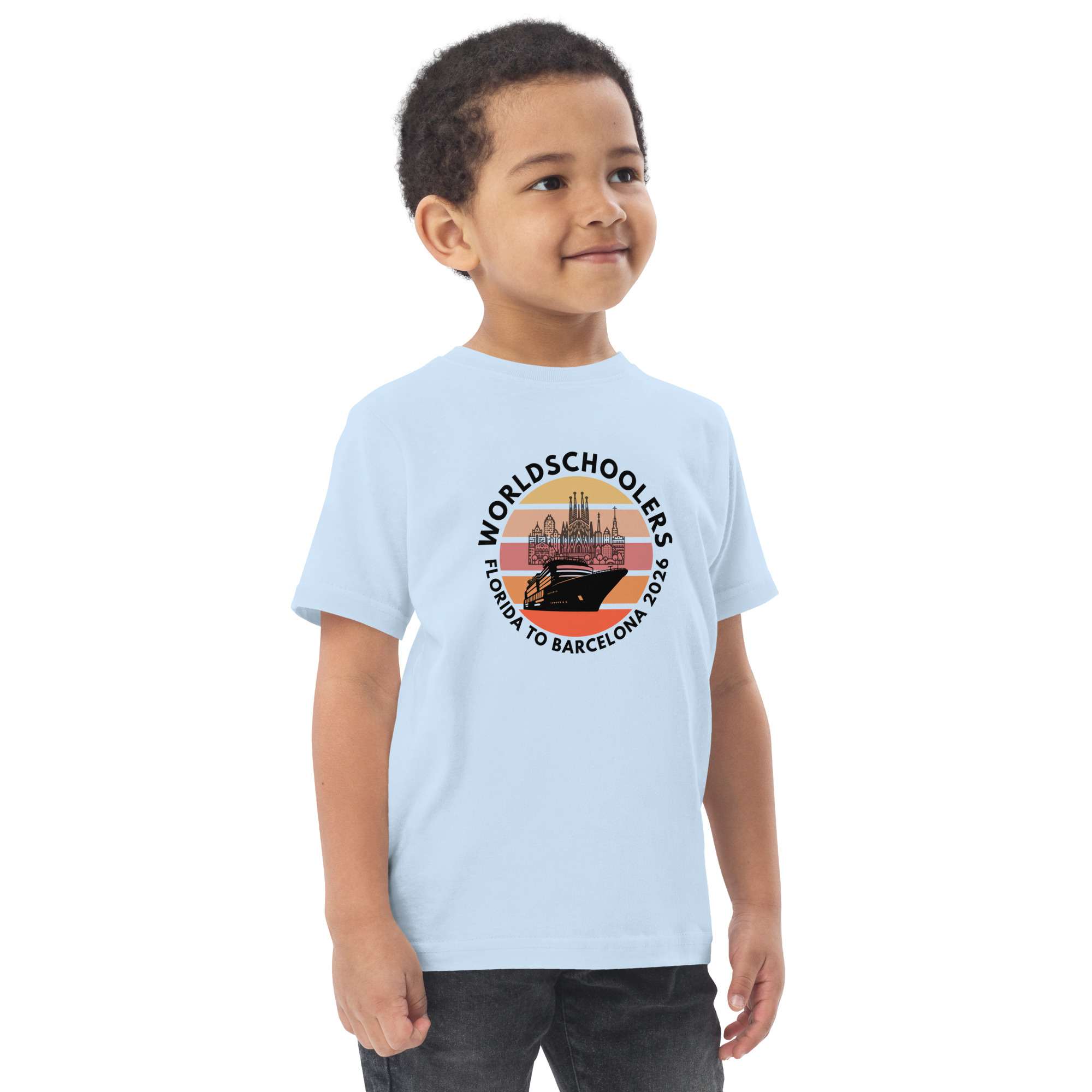 Florida to Barcelona 2026 | Toddler Jersey T-Shirt