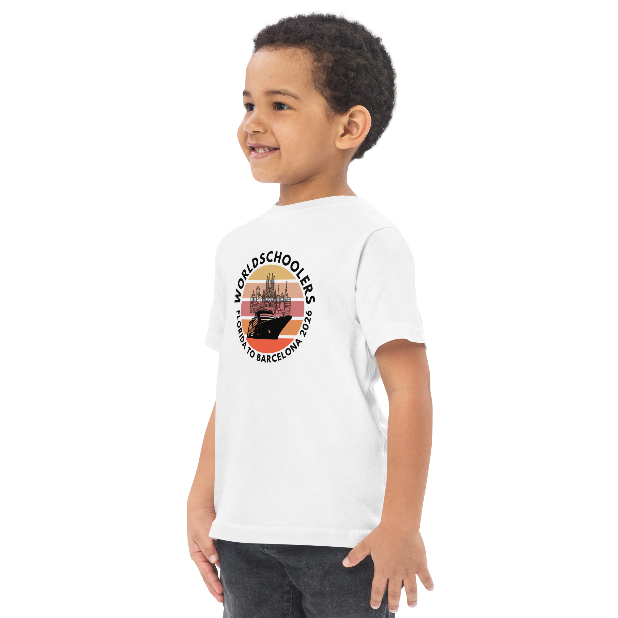 Florida to Barcelona 2026 | Toddler Jersey T-Shirt