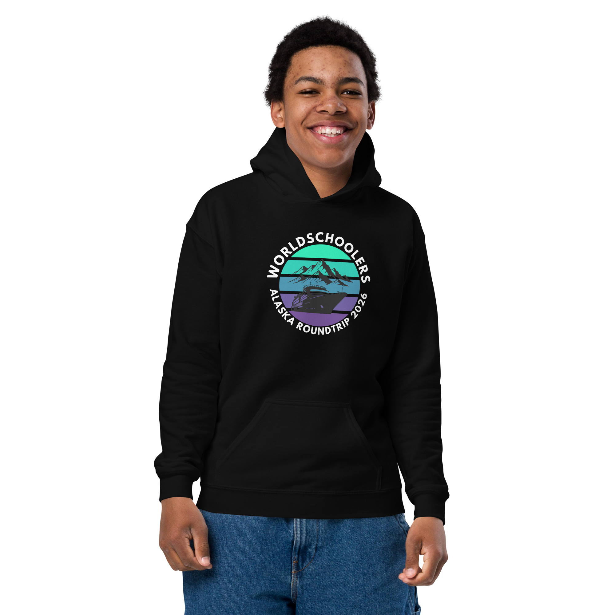 Alaska Roundtrip 2026 | Youth Hoodie