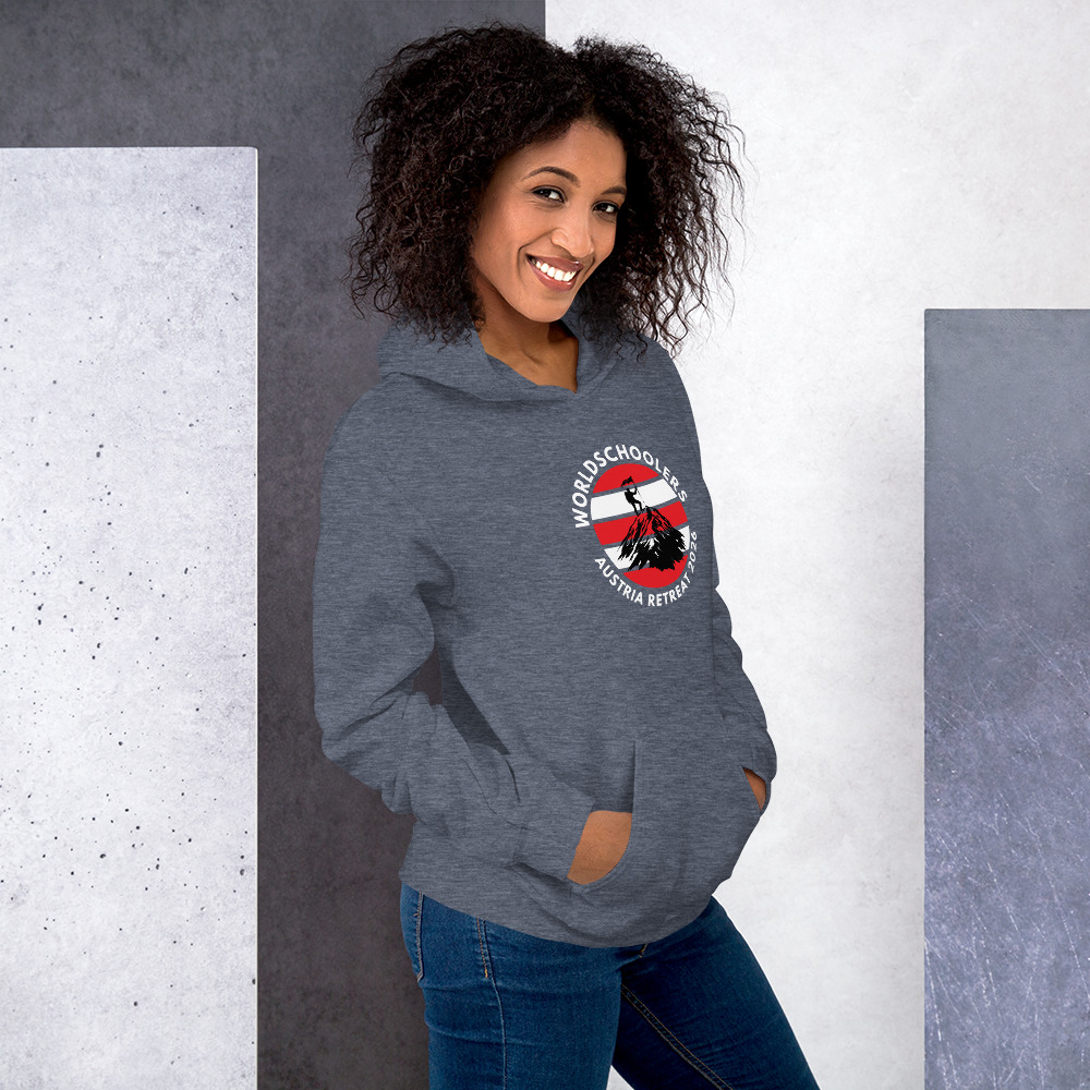 Austria 2026 | Flag logo | Unisex Hoodie