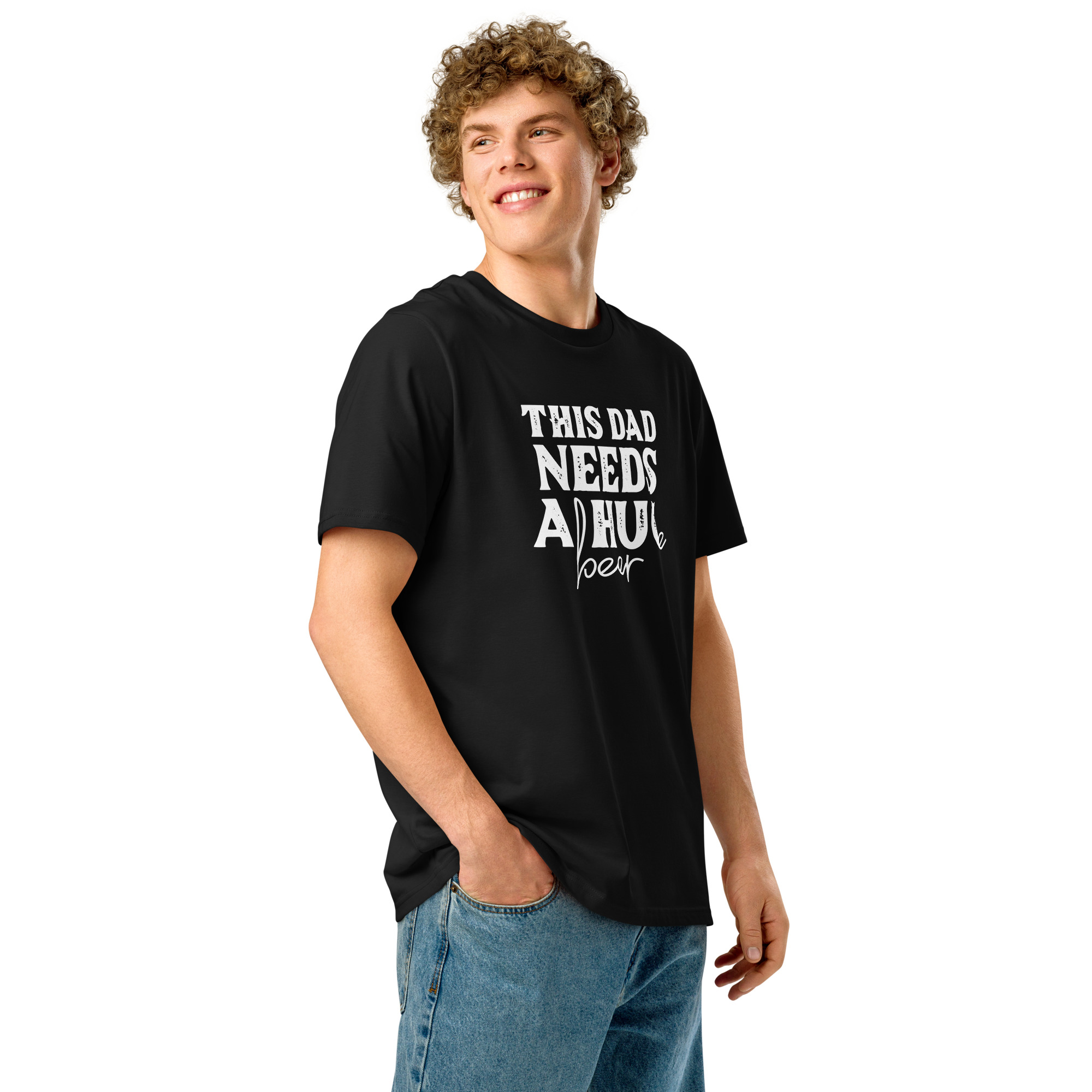 This Dad Needs a Huge Beer | Organic cotton t-shirt
