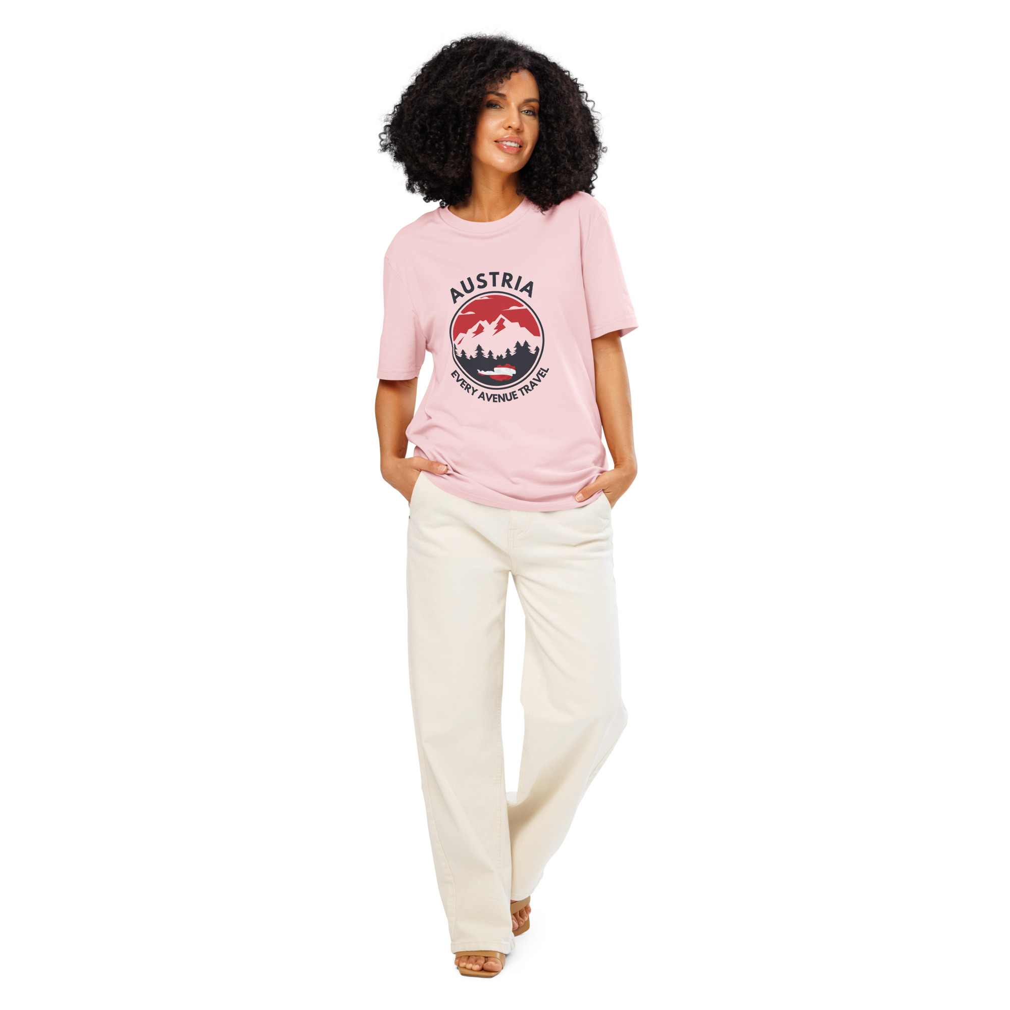 Austria 2026 | Mountain logo | Unisex organic t-shirt