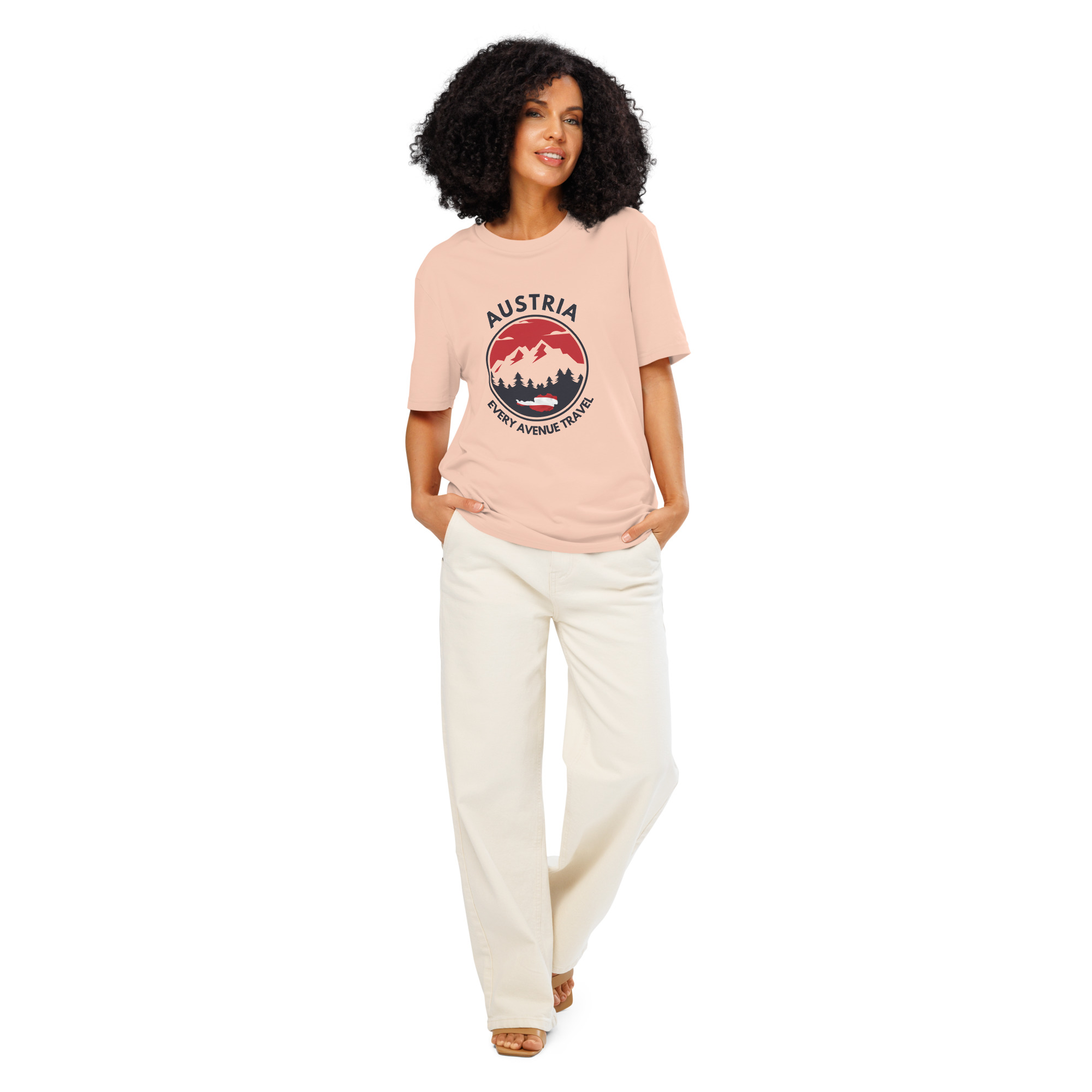 Austria 2026 | Mountain logo | Unisex organic t-shirt