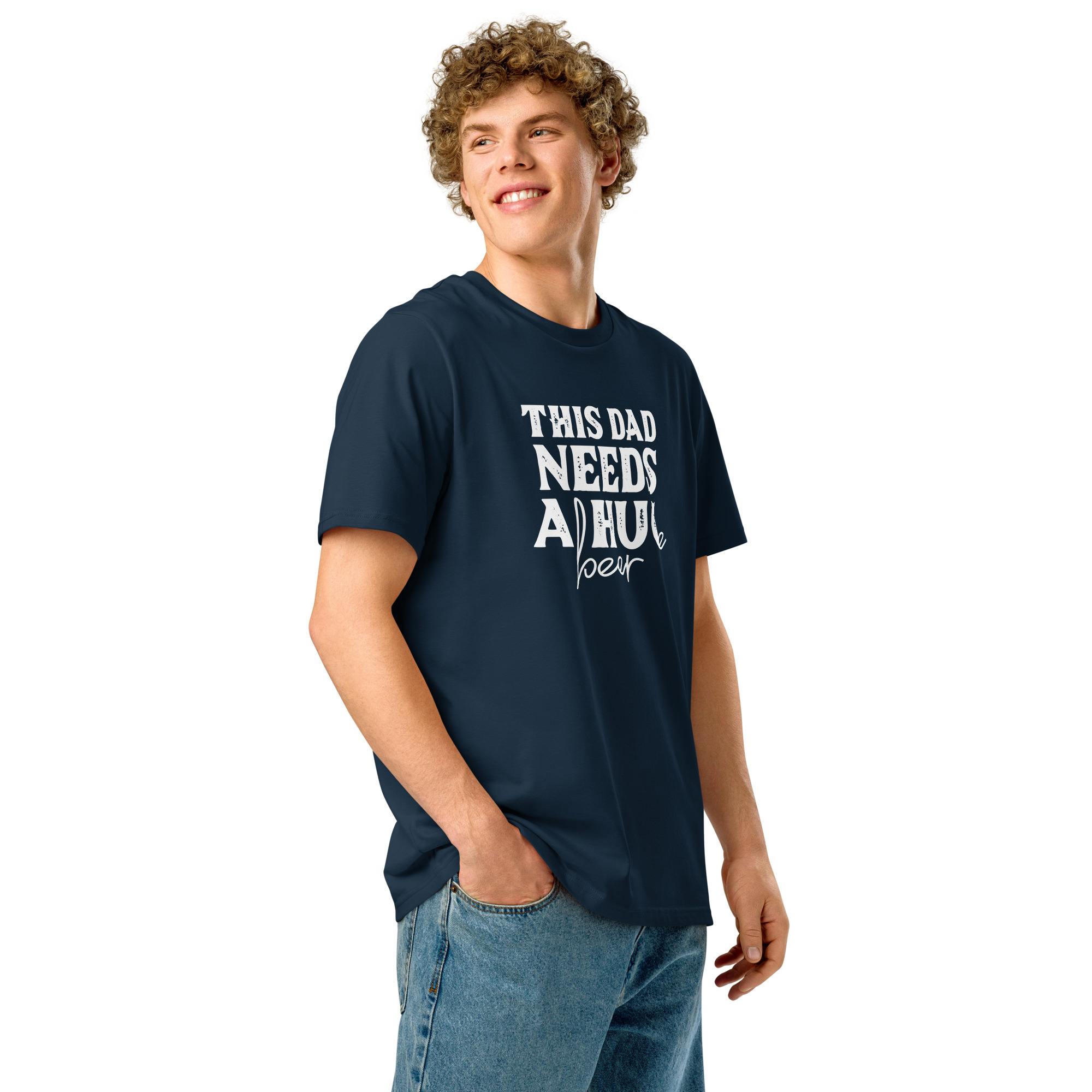 This Dad Needs a Huge Beer | Organic cotton t-shirt