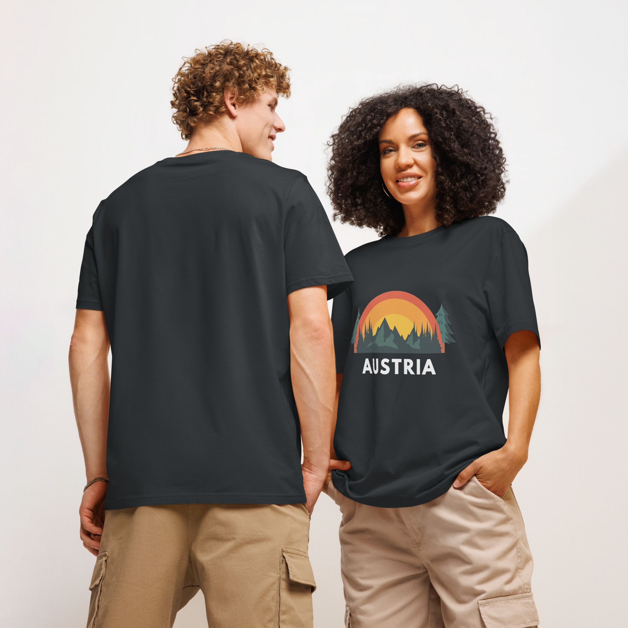 Austria 2026 | Forest logo | Unisex organic t-shirt