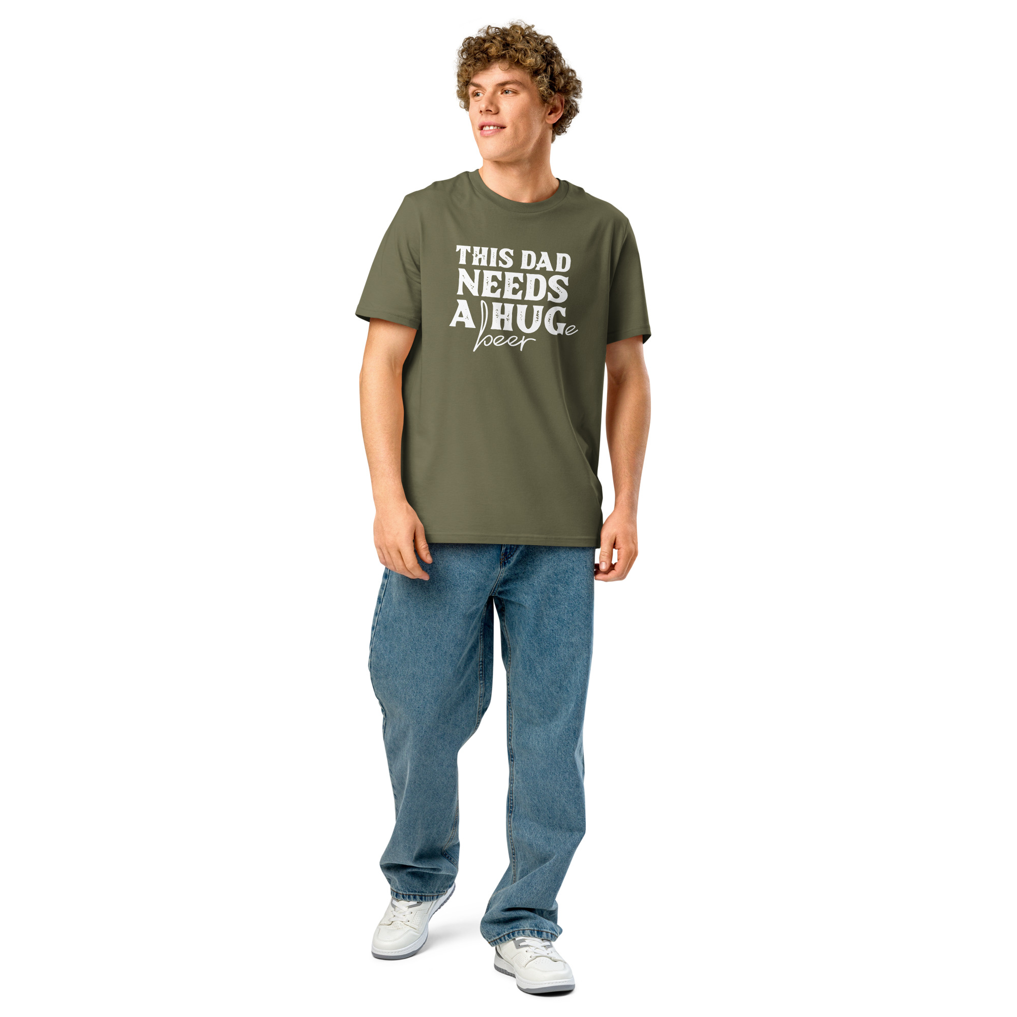 This Dad Needs a Huge Beer | Organic cotton t-shirt